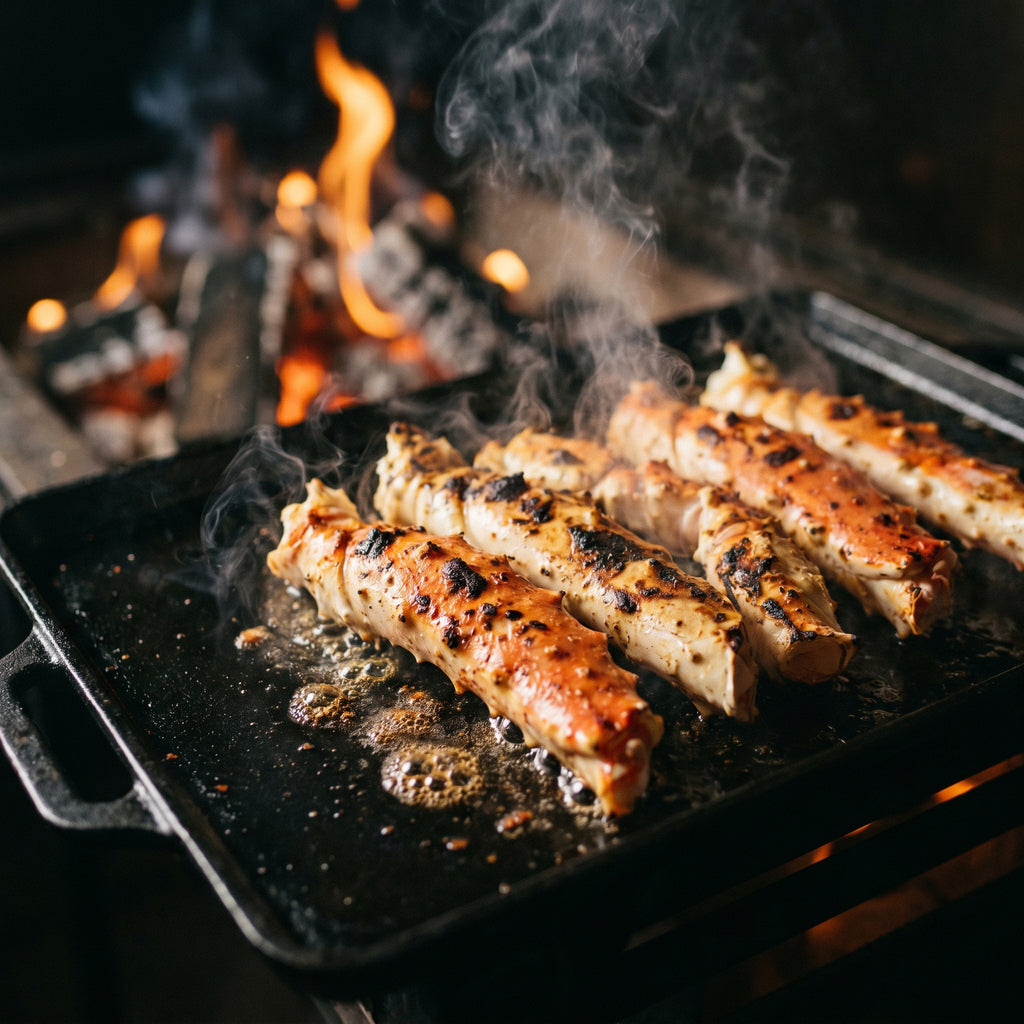 Steakhouse Reserve Grade: Jumbo Alaskan King Crab Clusters - Extra Large, Succulent & Sweet (Limited Catch)